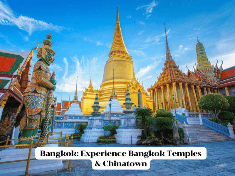 Billet Bangkok : Visite du Wat Phra Kaew, du Wat Arun et du quartier chinois