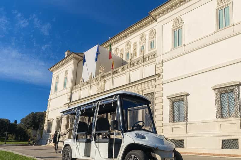 Billet Rome : échappez à la foule grâce à une visite en voiturette de golf à la découverte des joyaux cachés de la ville.