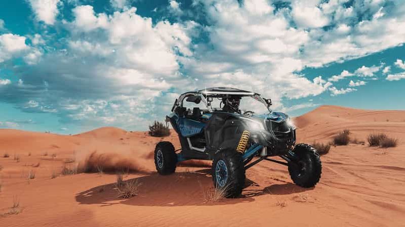 Billet Dubaï : Aventure guidée dans le désert en 4x4 et en buggy des dunes