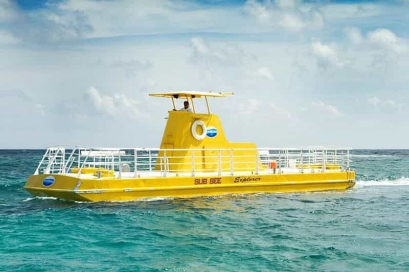 Billet Cancún : visite en bus à arrêts multiples et excursion en sous-marin