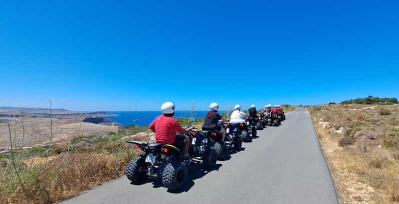 Billet Nord de Malte : Excursion en quad avec paysages terrestres, maritimes et aquatiques