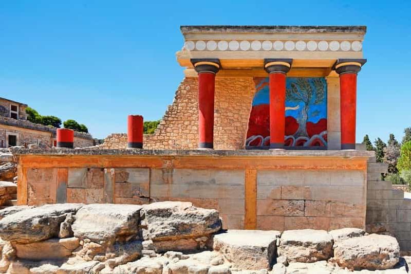Billet Au départ de La Canée et de Réthymnon : Palais de Knossos et visite de la ville d'Héraklion