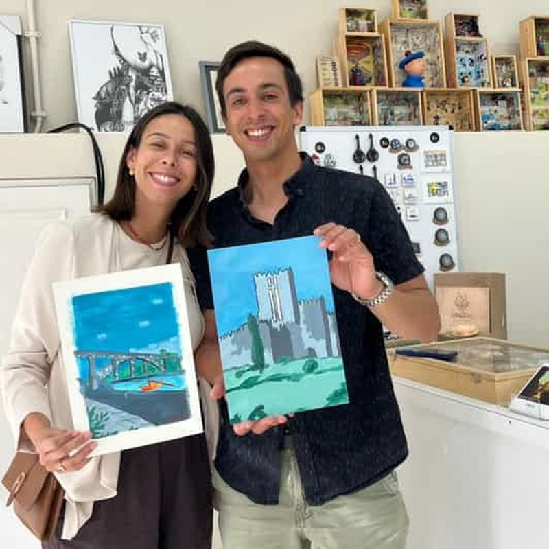 Billet Porto : atelier de peinture acrylique pour groupes ou particuliers