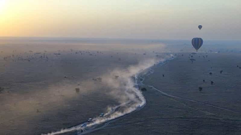 Billet Serengeti : safari en montgolfière avec petit-déjeuner et prise en charge