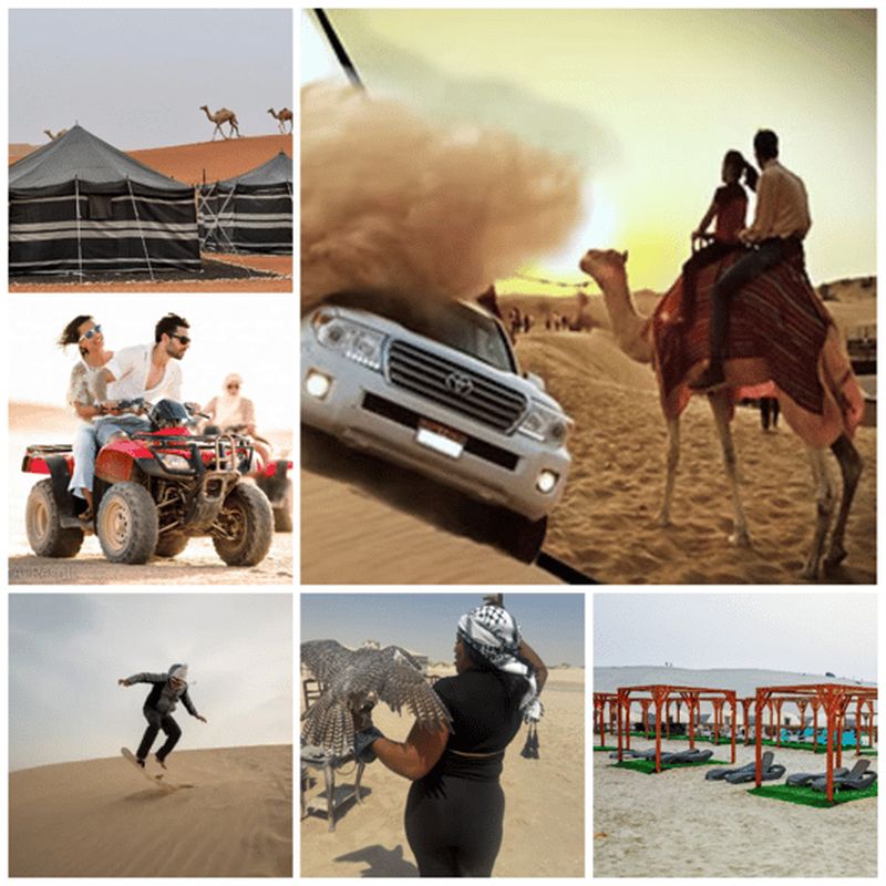 Billet Doha : dunes, chameaux, quad et camp de plage familial