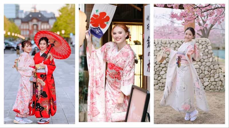 Billet Tokyo : location de kimono à Asakusa avec coiffure et maquillage