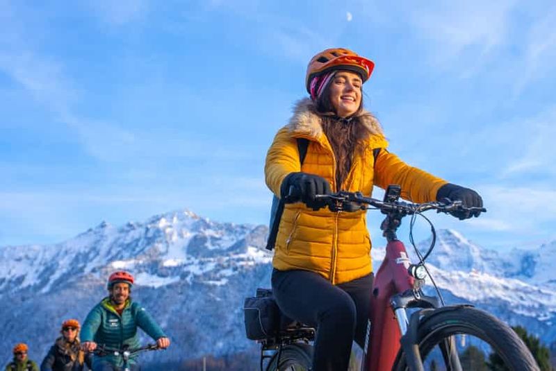 Billet Unterseen : excursion hivernale en vélo électrique et dégustation de fromage