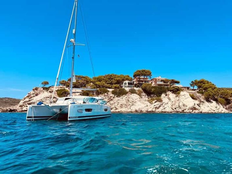 Billet Au départ de Palma : excursion en catamaran de luxe avec tapas et boissons