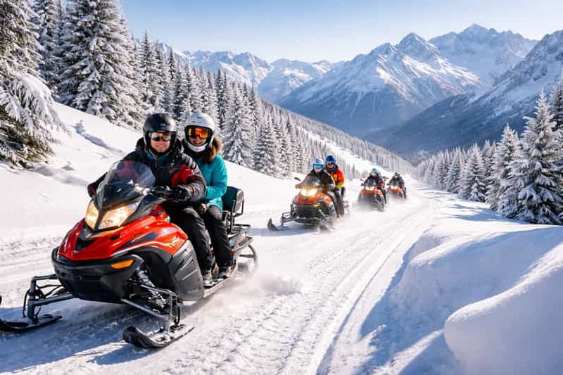 Billet Bariloche : traversée en motoneige de jour au Cerro Catedral (45 min)