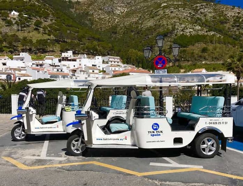 Billet Mijas : Tour de ville panoramique en Tuk Tuk électrique