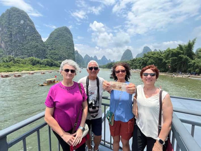 Billet Guilin : croisière privée sur le fleuve Li, grotte et spectacle