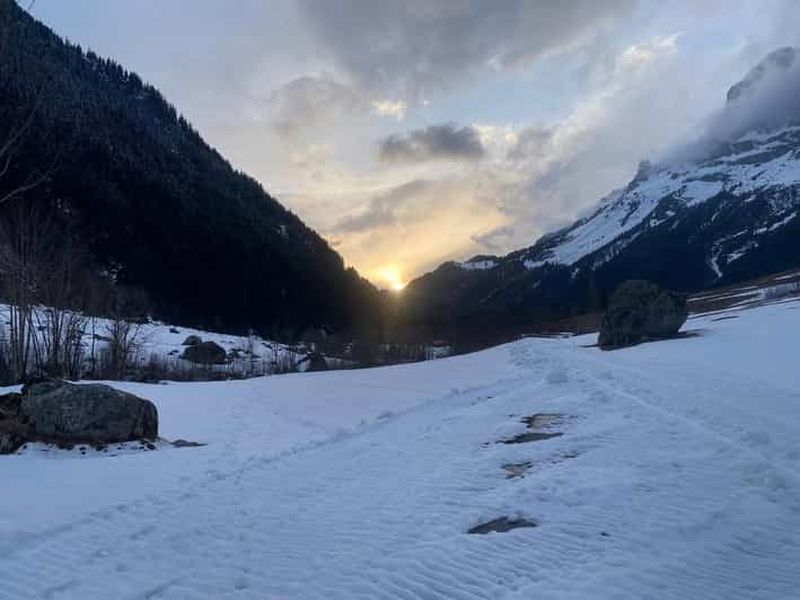 Billet Randonnée en raquettes à la pleine lune à Schattenhalb, Schwarzwaldalp, fondue incluse