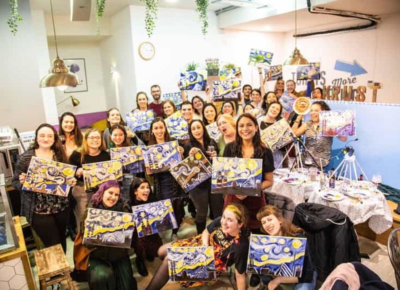 Billet Dublin : soirée peinture et boissons avec un moniteur d'art