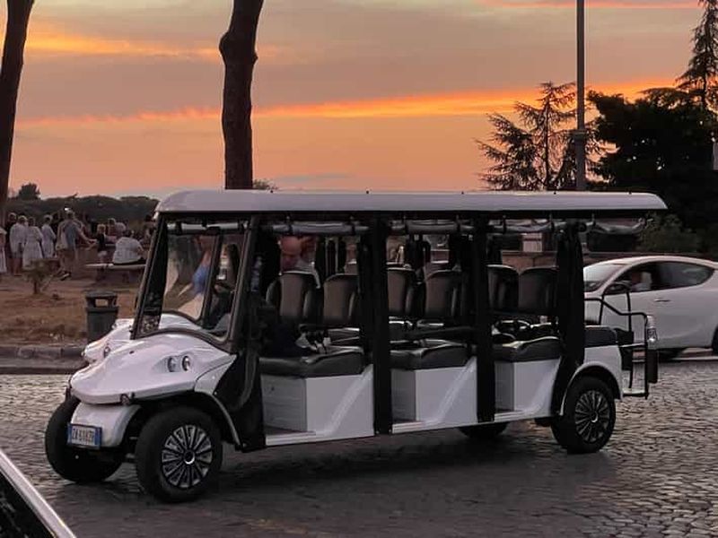 Billet Rome : Visite en voiturette de golf (Buggy)