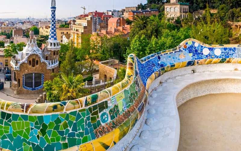 Billet Barcelone : visite guidée du parc Güell