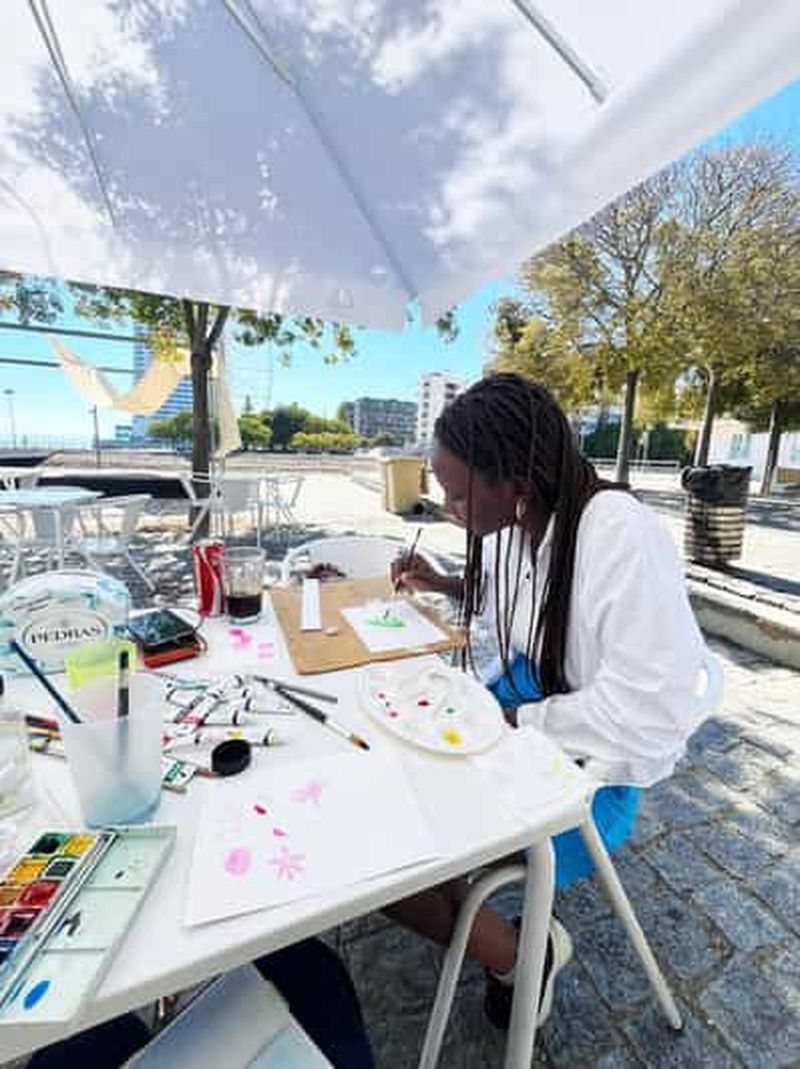 Billet Lisbonne : visite guidée de croquis ou d'aquarelle pendant votre escale