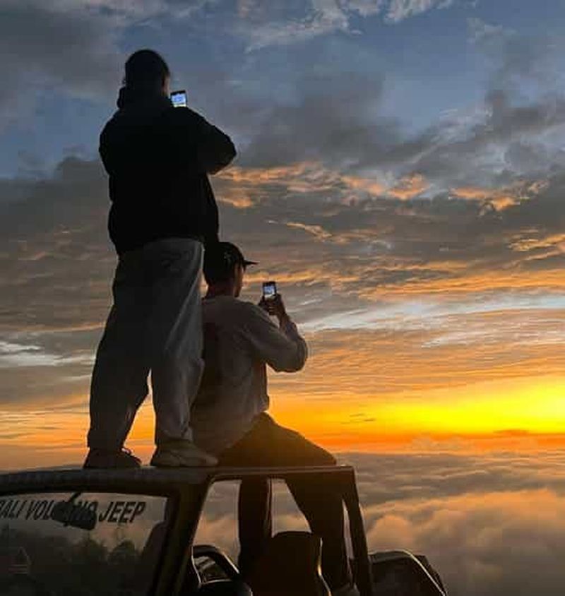 Billet Volcan en Jeep au coucher du soleil - Lieu de rendez-vous : Kintamani