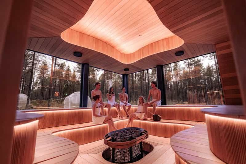 Billet Spa de la forêt arctique invisible : sauna d'été et piscines chaudes