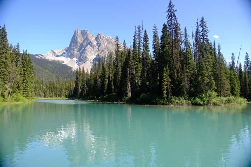 Billet Petit groupe : lac Emerald (canoë en option) et chutes Takakkaw