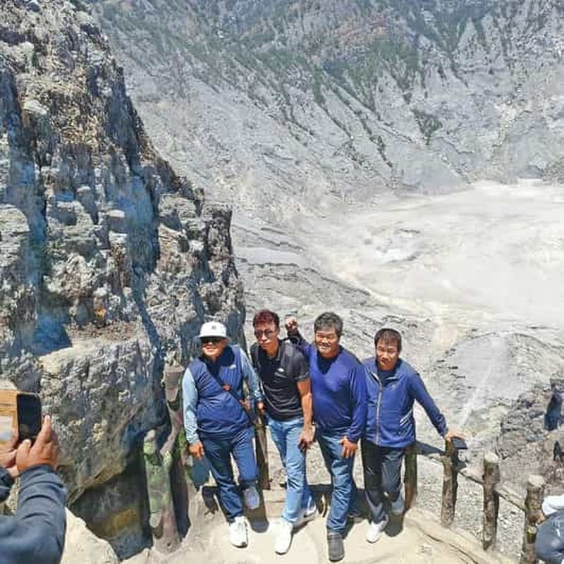 Billet Depuis Jakarta : Volcan, champs de thé et de riz, sources d'eau chaude