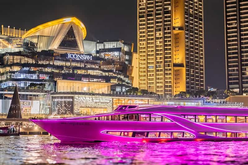 Billet Bangkok : Dîner-croisière de luxe sur le fleuve Opulence avec orchestre