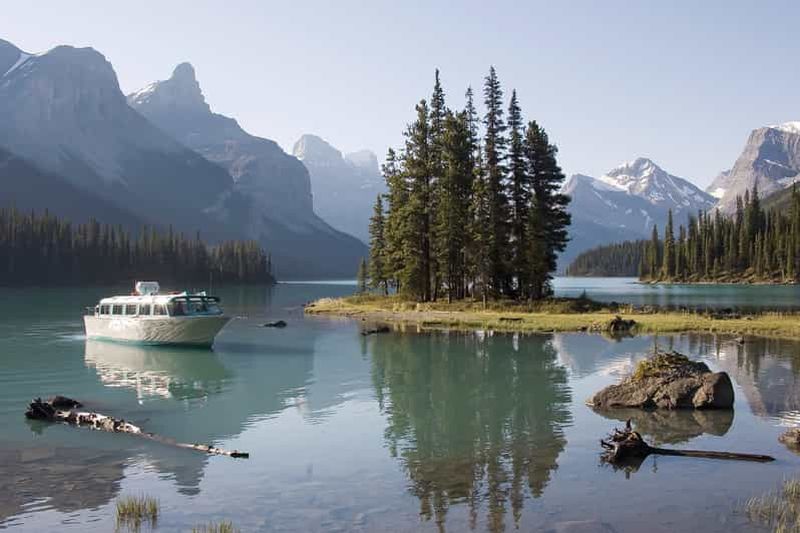 Billet Jasper : visite guidée de la faune et des sites touristiques avec croisière sur la Maligne