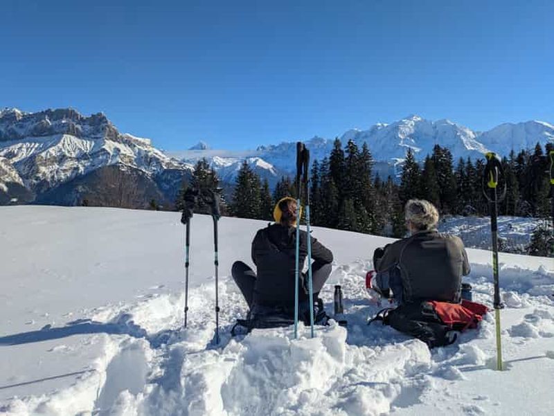 Billet Saint-Gervais : randonnée guidée en raquettes en groupe ouvert