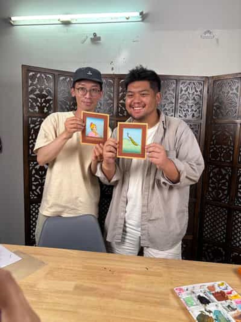 Billet Jaipur : expérience de peinture miniature du Rajasthan