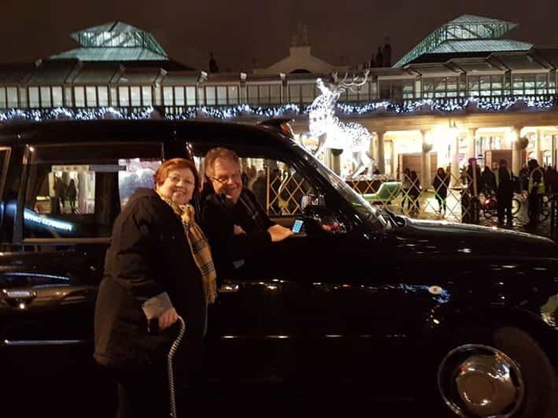 Billet Londres : Visite des illuminations de Noël en taxi noir