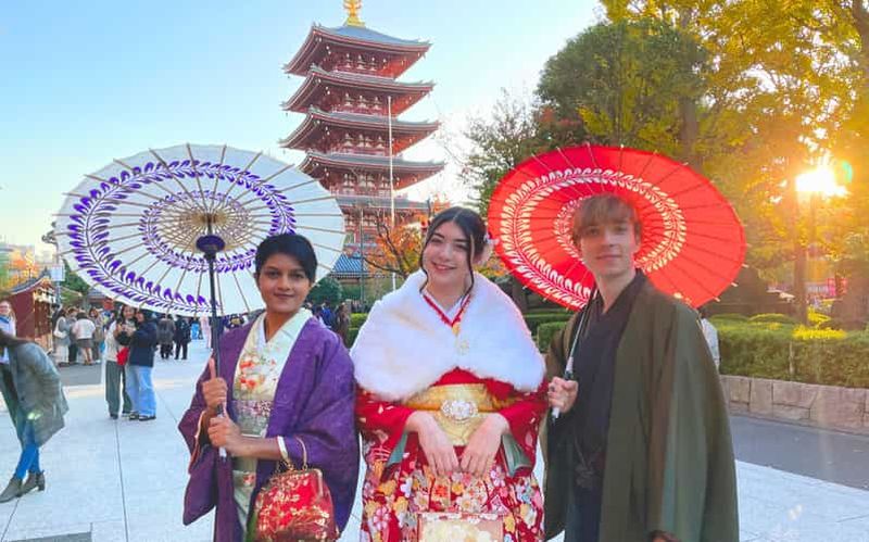 Billet Tokyo : location de kimonos à Asakusa