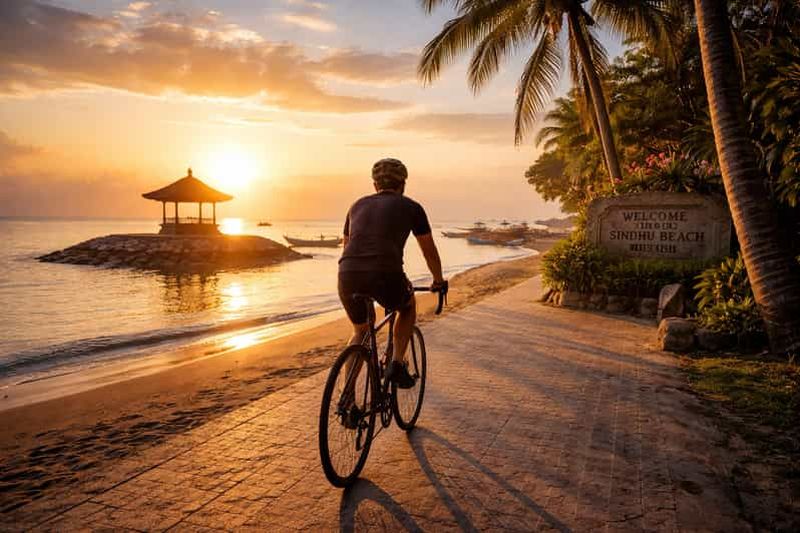Billet Bali : vélo au lever du soleil, canoë et centre des tortues