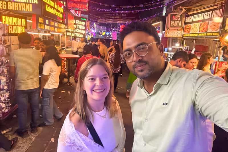 Billet Agra : visite à pied nocturne du marché alimentaire de Sadar Bazar en Tuk-Tuk