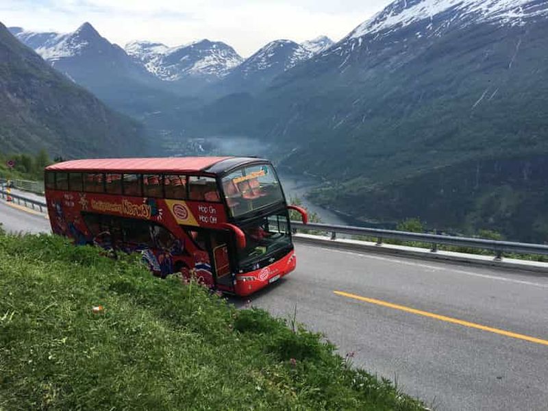 Billet Geiranger : visite touristique en bus à arrêts multiples multiples