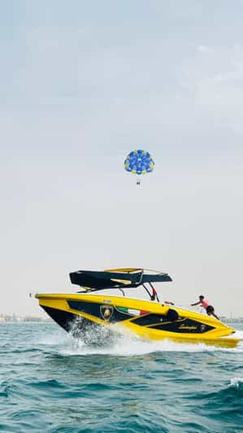 Billet Dubaï : expérience de parachute ascensionnel avec vue sur Palm, JBR et la marina