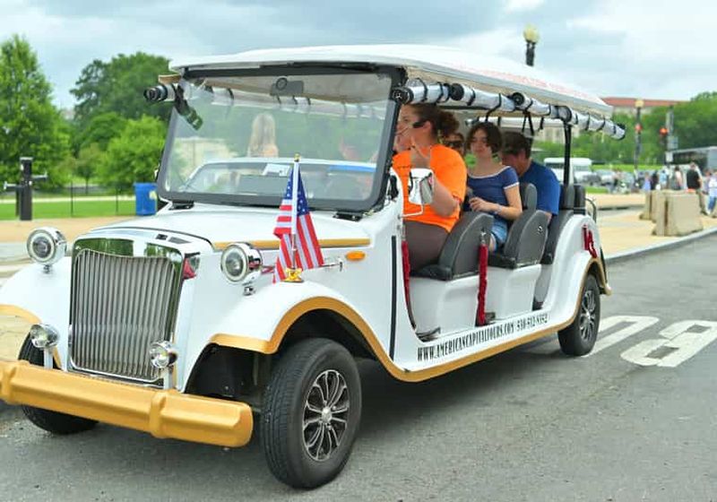 Billet Washington DC : visite guidée des monuments en voiturette électrique avec couvertures