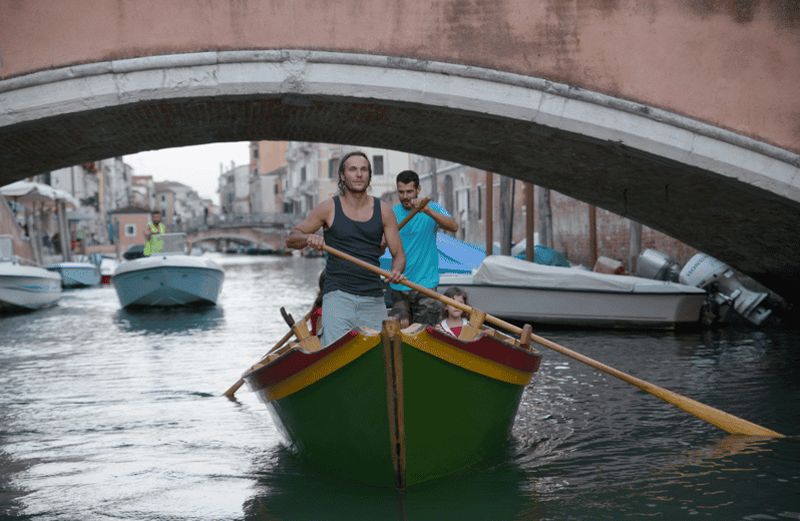 Billet Ramez sur un bateau vénitien traditionnel avec un guide de la région