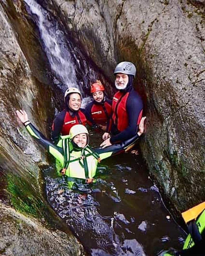 Billet Canyon des sources chaudes dans les Pyrénées, région du Conflent.