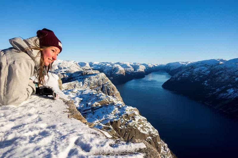 Billet Croisière à Lysefjorden et randonnée guidée à Preikestolen - hiver
