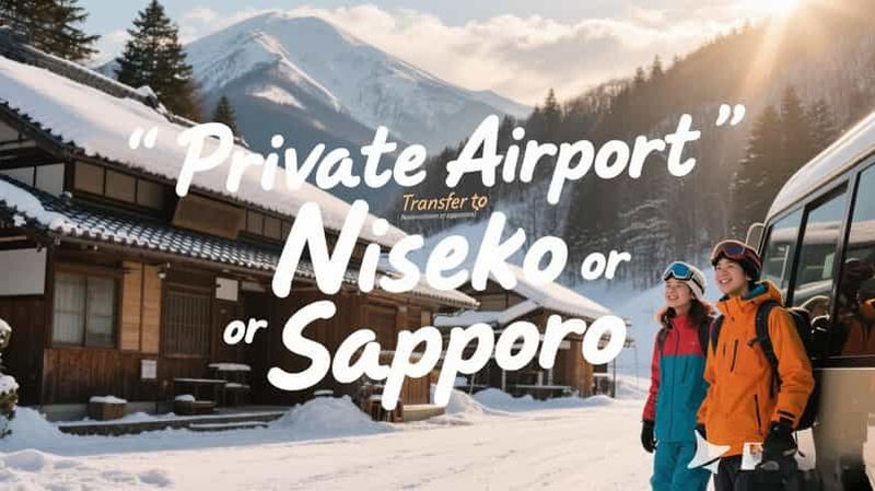 Billet Aéroport de New Chitose : transfert privé vers/depuis Niseko/Sapporo