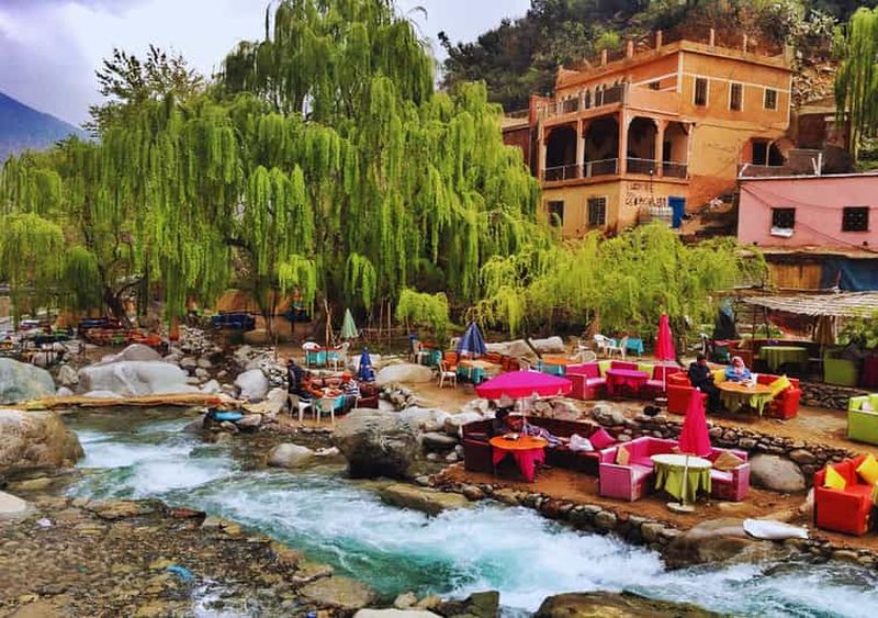 Billet Marrakech : excursion dans l'Atlas, la vallée de l'Ourika et les cascades