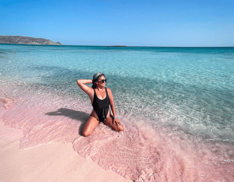 Billet La Canée : plage rose d'Elafonissi, village d'Elos et dégustation de vin