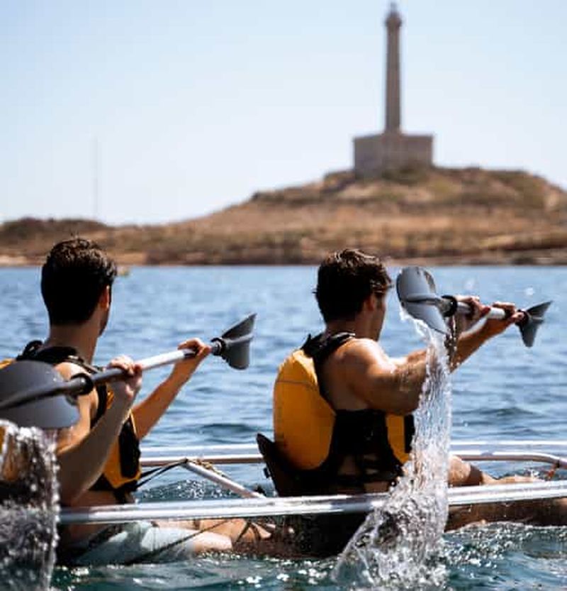 Billet Kayak transparent : visite guidée à Cabo de Palos