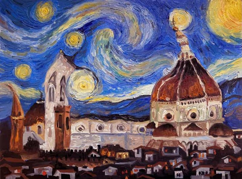 Billet Art moderne à Florence : atelier de peinture sur le thème de Van Gogh