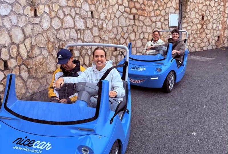 Billet Depuis Nice : conduisez et suivez le guide - visite panoramique en 3 roues