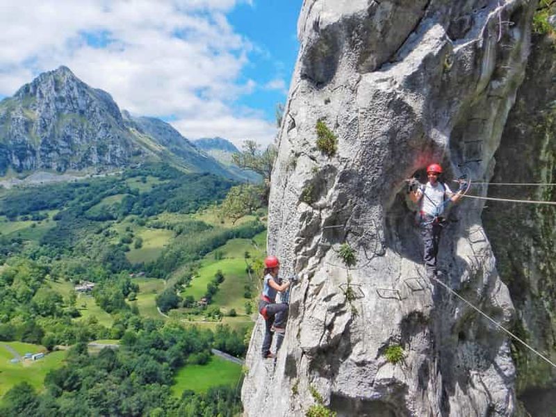Billet RAMALES DE LA VICTORIA, CANTABRIA : VIA FERRATA DEL CALIZ, INITIATION