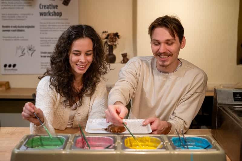 Billet Prague : Billet pour le musée Choco Art et cours de fabrication de chocolat