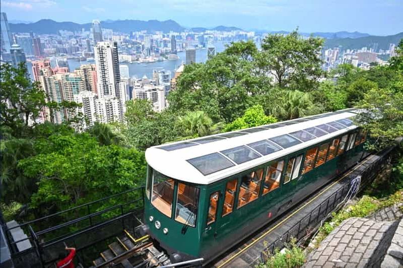 Billet Excursion d'une journée à Hong Kong : tramway prioritaire, visite à pied de la ville et dim sum