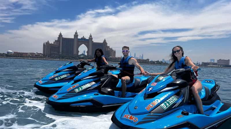 Billet Dubaï : jet ski jusqu'à l'Atlantis avec vidéos, photos et glace