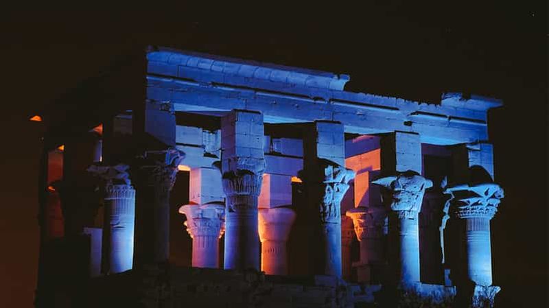 Billet Assouan : Spectacle son et lumière au temple de Philae avec transfert