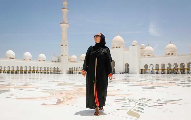 Billet Abu Dhabi : Visite de la Grande Mosquée Sheikh Zayed avec photographe